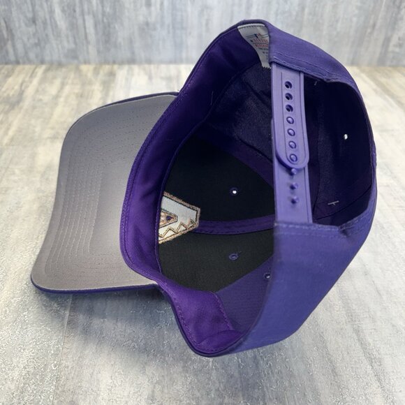 Arizona Diamondbacks MLB Vintage Purple Twins Enterprise Strapback Hat NWT - Picture 7 of 13